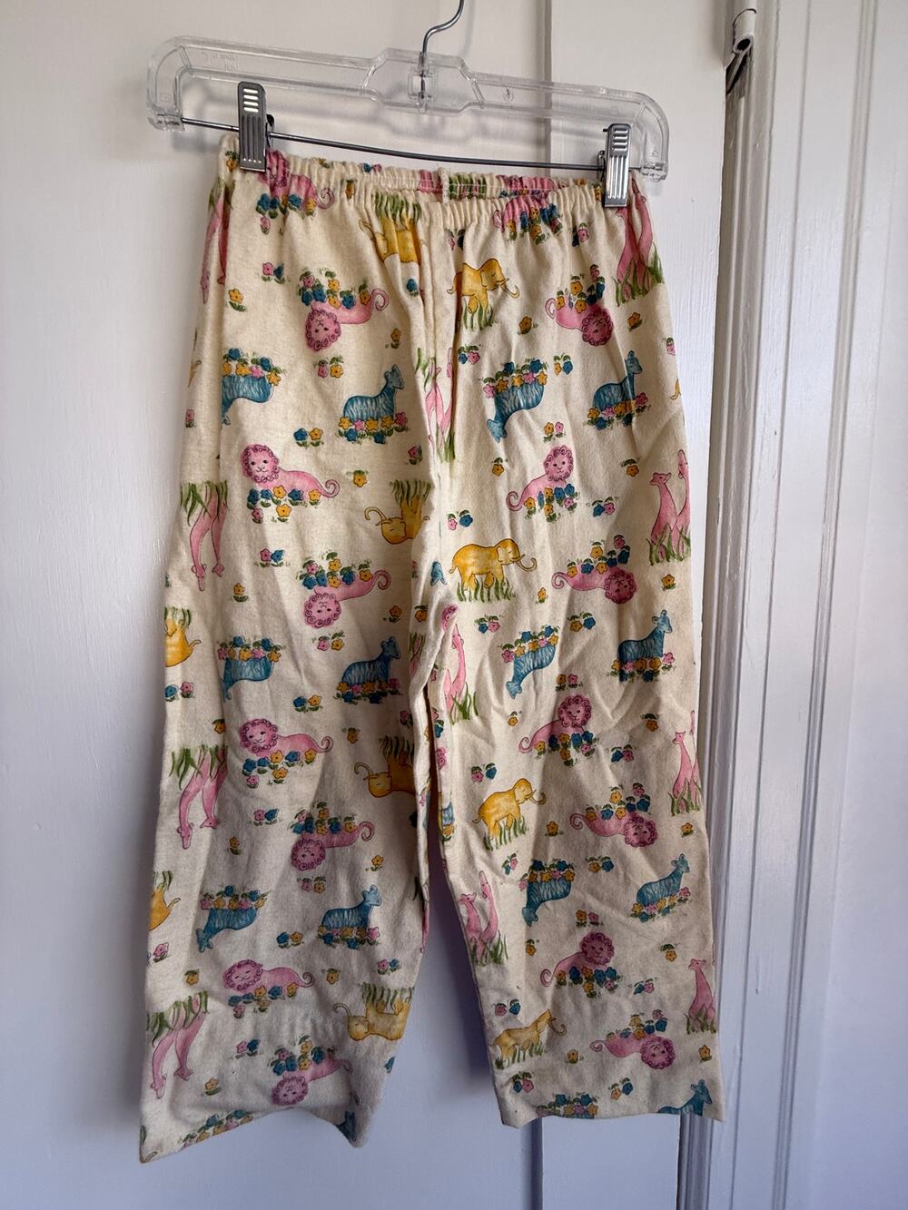 Vintage JCPenney Kids Flannel Animal Pajama Pants (Set) Size 10